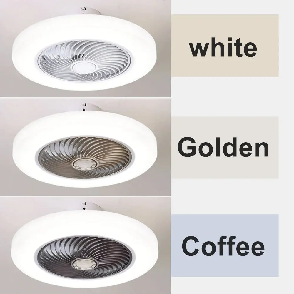 Smart Ceiling Fan with Light & Remote – 52cm Retractable Lighting > lights Fans