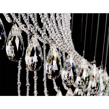 Spiral Crystal Staircase Ceiling Chandelier for Lobby Hall Stairwell - Home & Garden >