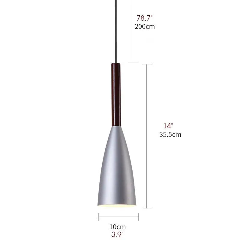 Vintage Metal LED Pendant Light for Kitchen Dining Living - Lighting