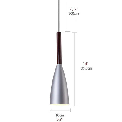 Vintage Metal LED Pendant Light for Kitchen Dining Living - Lighting