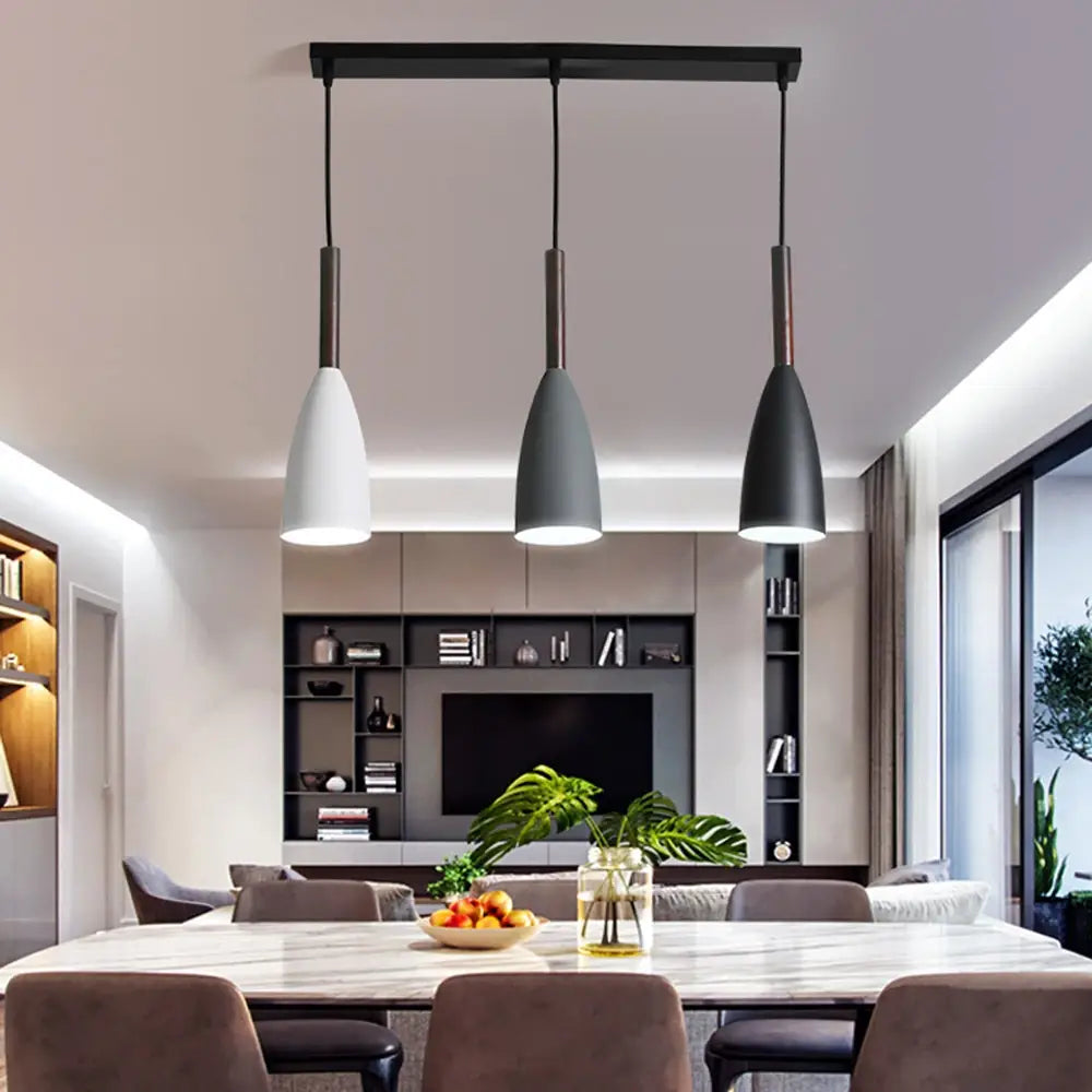 Vintage Metal LED Pendant Light for Kitchen Dining Living - Lighting