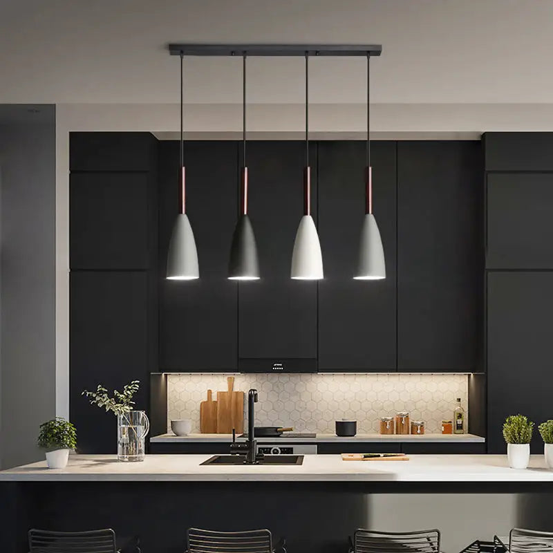 Vintage Metal LED Pendant Light for Kitchen Dining Living - Lighting