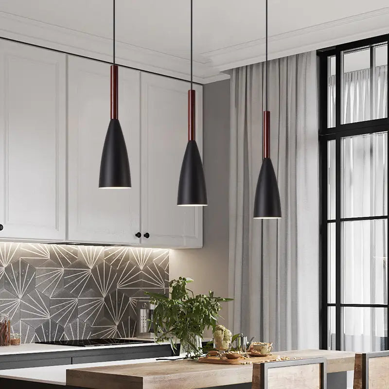 Vintage Metal LED Pendant Light for Kitchen Dining Living - Lighting