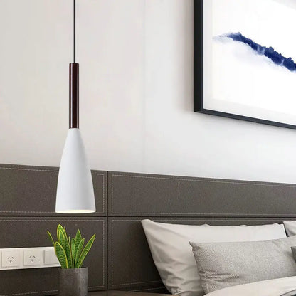 Vintage Metal LED Pendant Light for Kitchen Dining Living - White / 1 Head Lighting