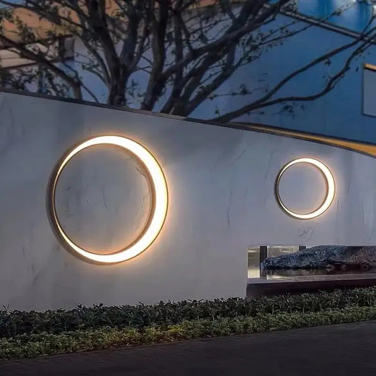 Waterproof Outdoor Led Moon Wall Light for Garden Porch - Lighting